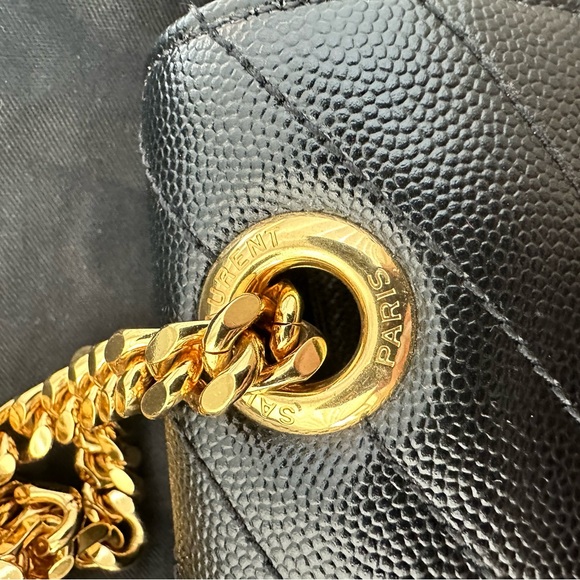 YSL Large Monogram Matelasse Envelope Bag - Saint Laurent - Picture 9 of 12